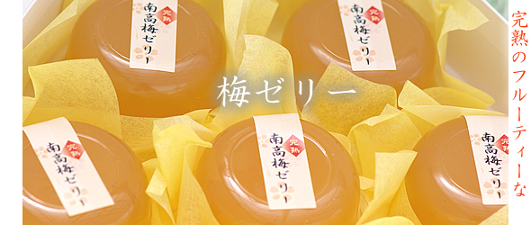 梅干し,梅,青梅,梅肉エキス,紀州南高梅干通販の専門店 - 深見梅店 - 完熟南高梅ゼリー 